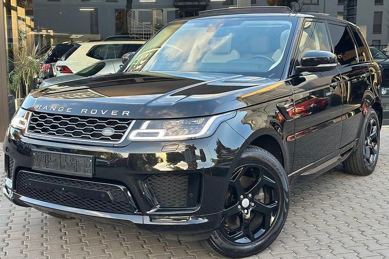 Santorini black metallic Gebraucht 2019 Land Rover Range Rover Sport HSE SUV | 38.750 € (Superpreis) - Bild 1/4