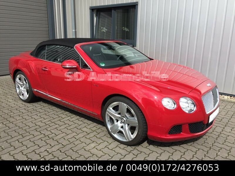 Rot Gebraucht 2012 Bentley Continental GT Convertible Cabrio | 109.000 € - Bild 1/4