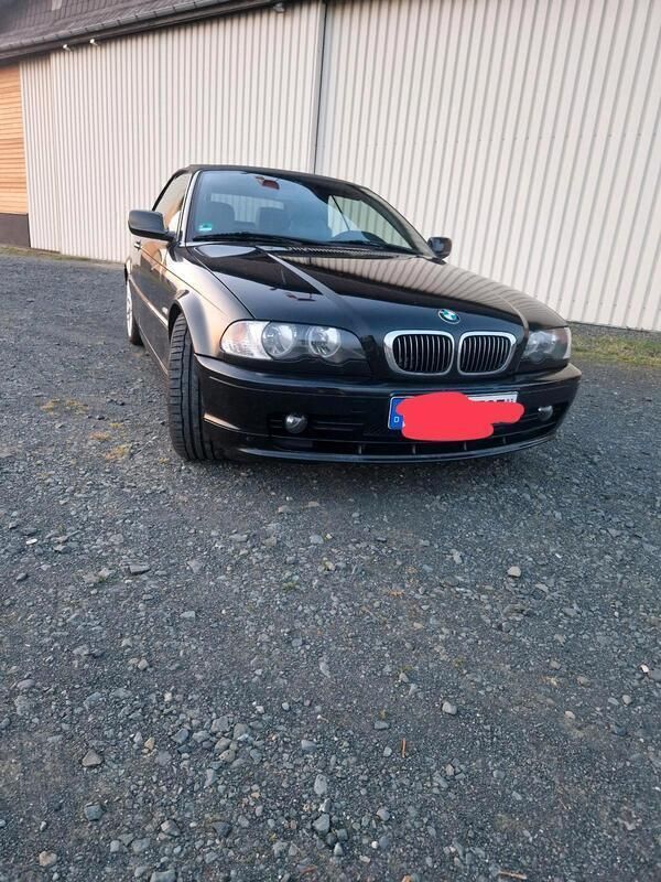 Schwarz Gebraucht 2002 BMW 325 Cabriolet Performance Cabrio | 6.000 € (Superpreis) - Bild 1/4