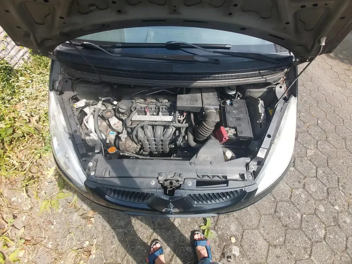 Gebraucht Mitsubishi Colt 95 PS (69 kW) 2007 Schwarz Kleinwagen