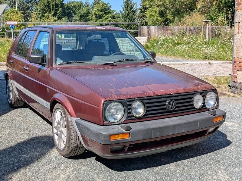 Rot Gebraucht 1991 VW Golf II Kleinwagen | 2.500 € - Bild 1/4
