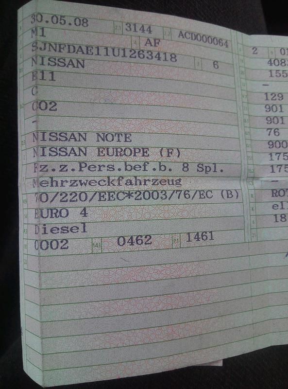 Gebraucht Nissan Note 85 PS (62 kW) 2008 Rot Kleinwagen