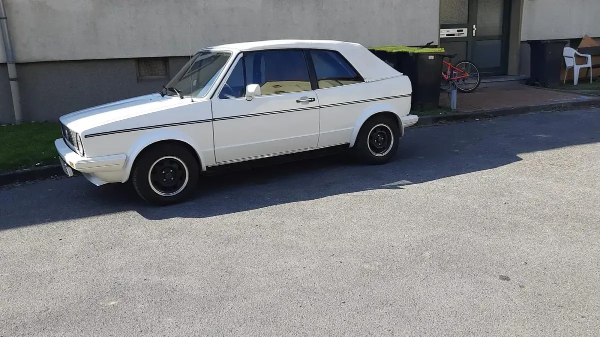 Gebraucht VW Golf Cabriolet 70 PS (51 kW) 1983 Weiß Cabrio