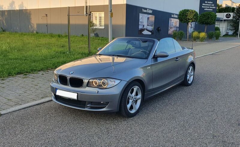 Silber Gebraucht 2009 BMW 125 Cabriolet Cabrio | 11.900 € (Guter Preis) - Bild 1/4