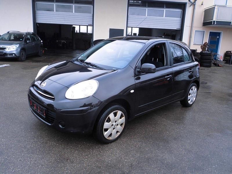 Grau Gebraucht 2012 Nissan Micra Acenta Kleinwagen | 3.500 € (Superpreis) - Bild 1/4