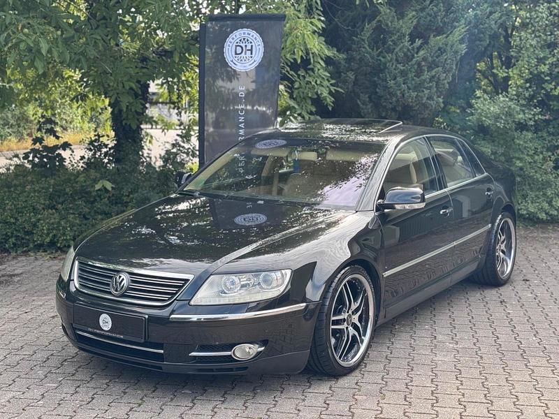Schwarz Gebraucht 2008 VW Phaeton Limousine | 6.399 € (Teuer) - Bild 1/4