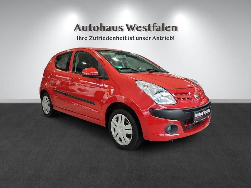 Gebraucht Nissan Pixo Acenta 68 PS (50 kW) 2010 Rot Kleinwagen