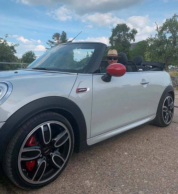 Silber Gebraucht 2016 Mini John Cooper Works Cabriolet Cabrio | 18.600 € - Bild 1/4