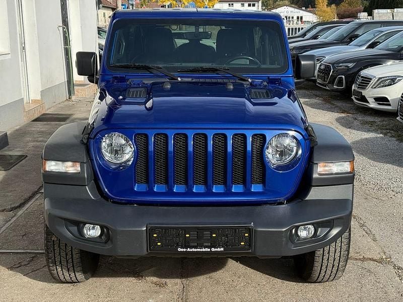 Gebraucht Jeep Wrangler Unlimited Sport 200 PS (147 kW) 2021 Blau SUV