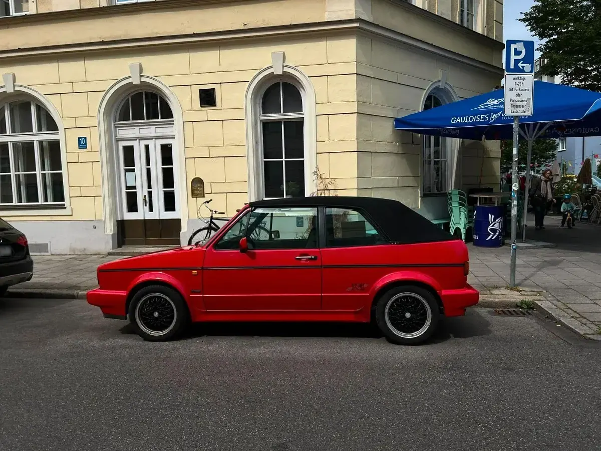 Gebraucht VW Golf Cabriolet Sportline 98 PS (72 kW) 1992 Rot Cabrio