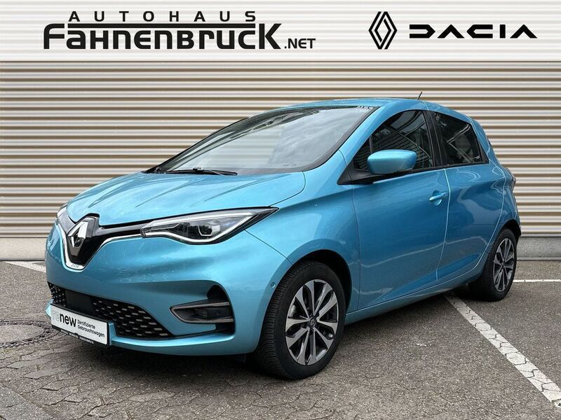 Blau (aquamarinblau (blau)) Gebraucht 2021 Renault Zoe Intens Kleinwagen | 15.890 € (Fairer Preis) - Bild 1/4