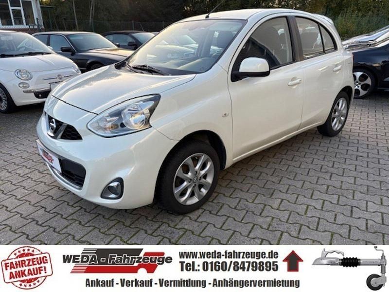 Gebraucht Nissan Micra Visia 80 PS (58 kW) 2015 Weiß Kleinwagen