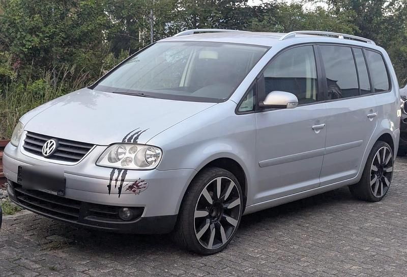 Silber Gebraucht 2003 VW Touran Van / Kleinbus | 1.400 € (Superpreis) - Bild 1/4