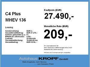 Neu Citroën C4 144 PS (105 kW) 2025 Manhattangrün SUV