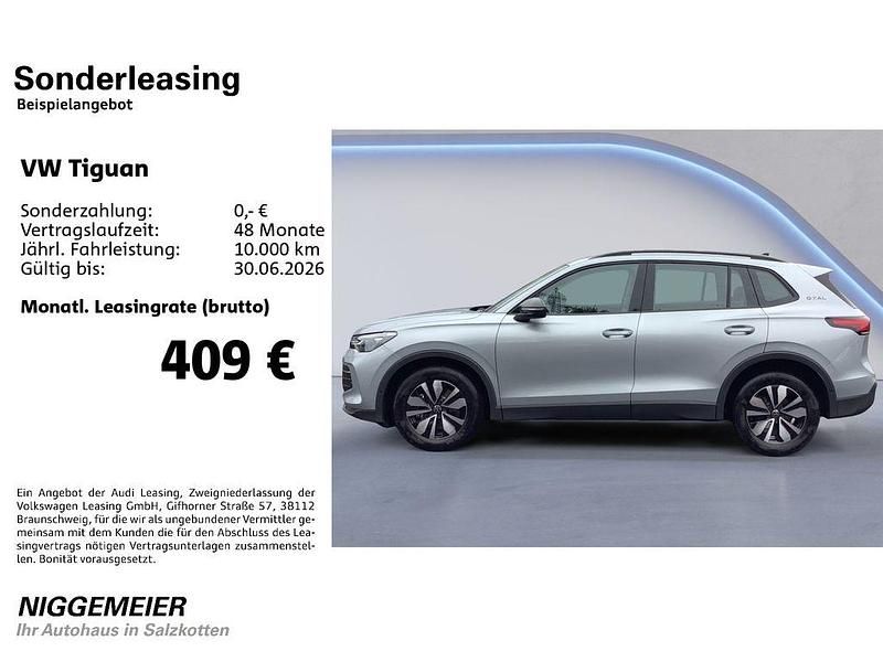 Gebraucht VW Tiguan Goal 150 PS (110 kW) 2024 Silber SUV