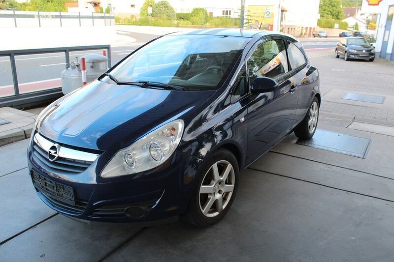 Blau Gebraucht 2010 Opel Corsa Edition Limousine | 1.999 € (Fairer Preis) - Bild 1/4