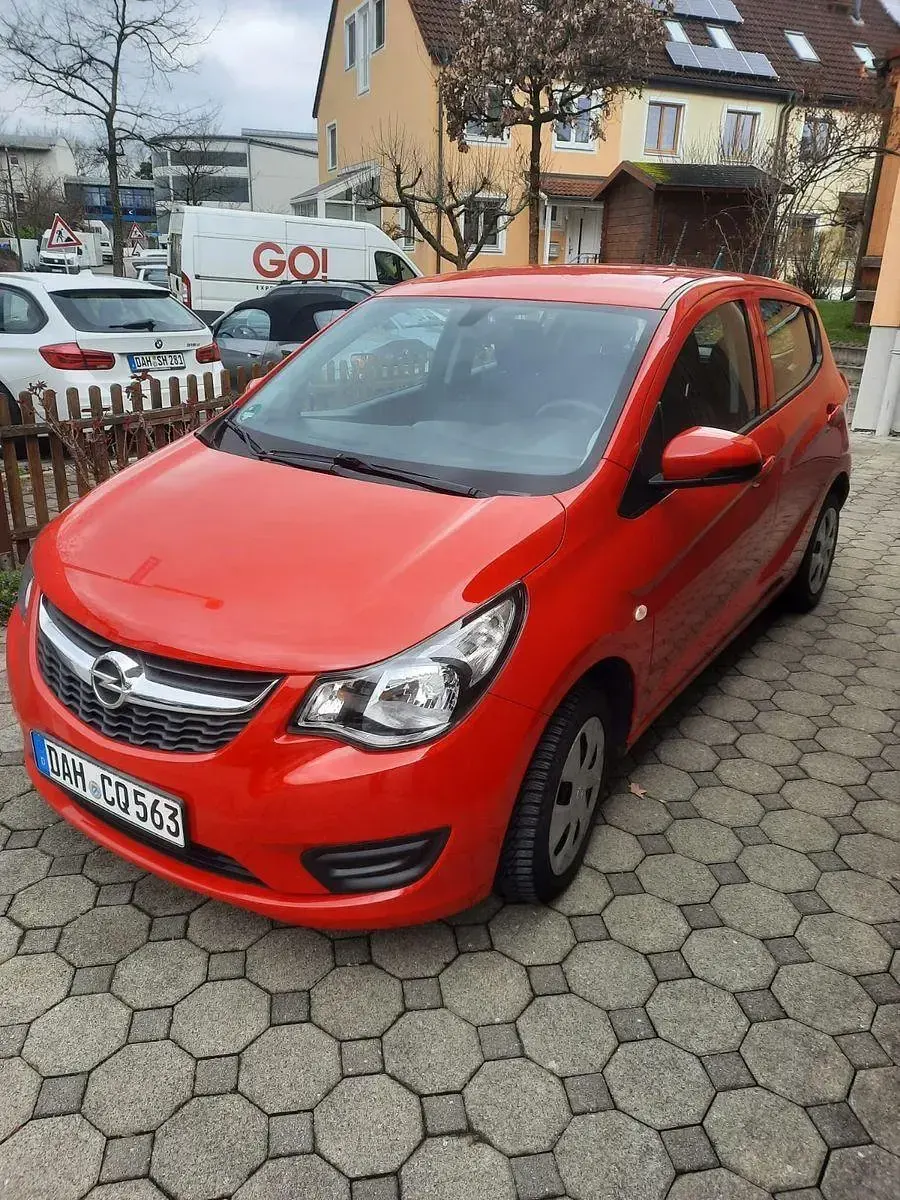 Używany Opel Karl Edition 75 KM (55 kW) 2016 Czerwony Hatchback