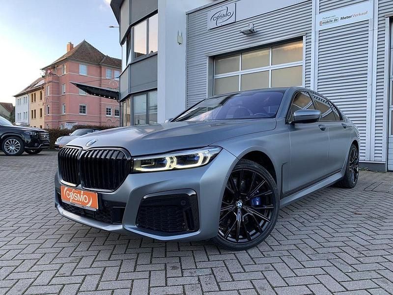 Blau Gebraucht 2022 BMW 740L M Sport Limousine | 54.940 € (Superpreis) - Bild 1/4