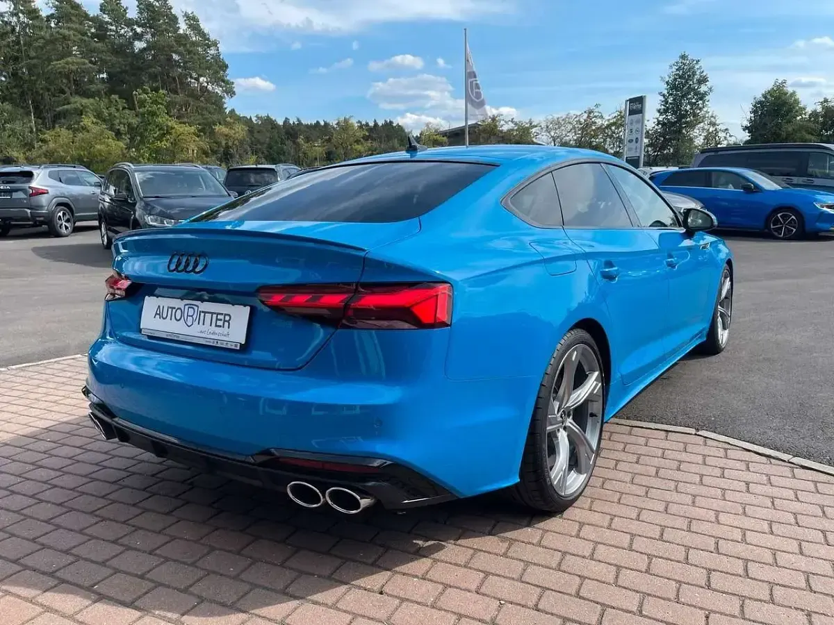 Gebraucht Audi S5 Sportback Sport 341 PS (250 kW) 2021 Turboblau (metallic) Kleinwagen