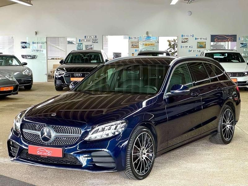 Cavansitblau Gebraucht 2019 Mercedes C220 AMG line Kombi | 30.990 € (Teuer) - Bild 1/4