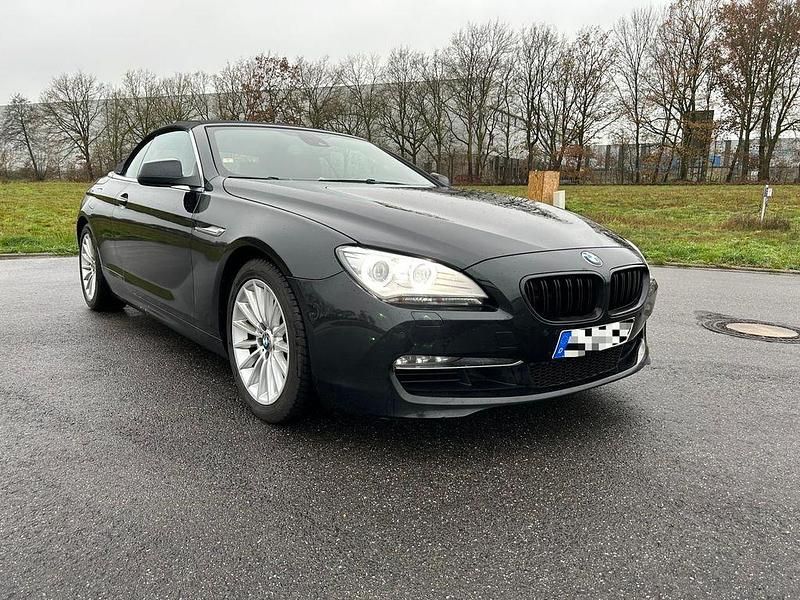 Schwarz Gebraucht 2011 BMW 640 Cabriolet Sport Line Cabrio | 16.800 € - Bild 1/4
