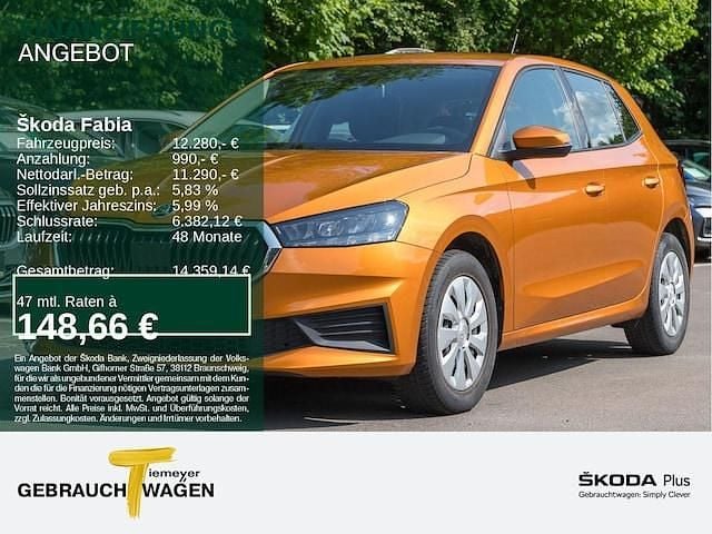 Orange Gebraucht 2021 Skoda Fabia Active Limousine | 12.280 € (Guter Preis) - Bild 1/4