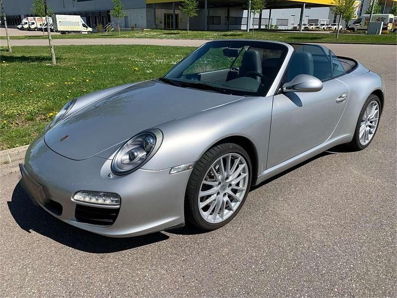 Silber Gebraucht 2009 Porsche 911 Carrera Cabriolet Cabrio | 57.500 € (Fairer Preis) - Bild 1/4