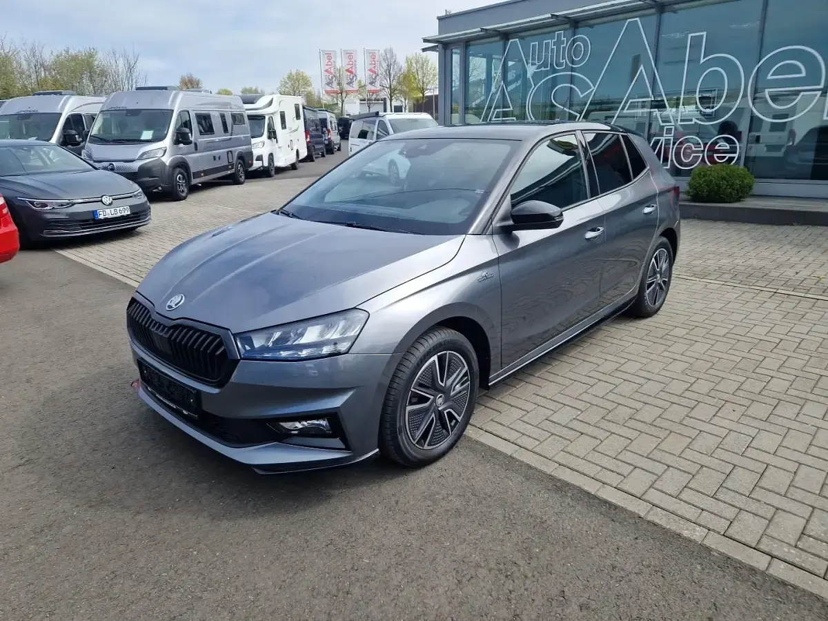 Gebraucht Skoda Fabia Monte Carlo 80 PS (58 kW) 2023 Graphitegrau metallic Kleinwagen