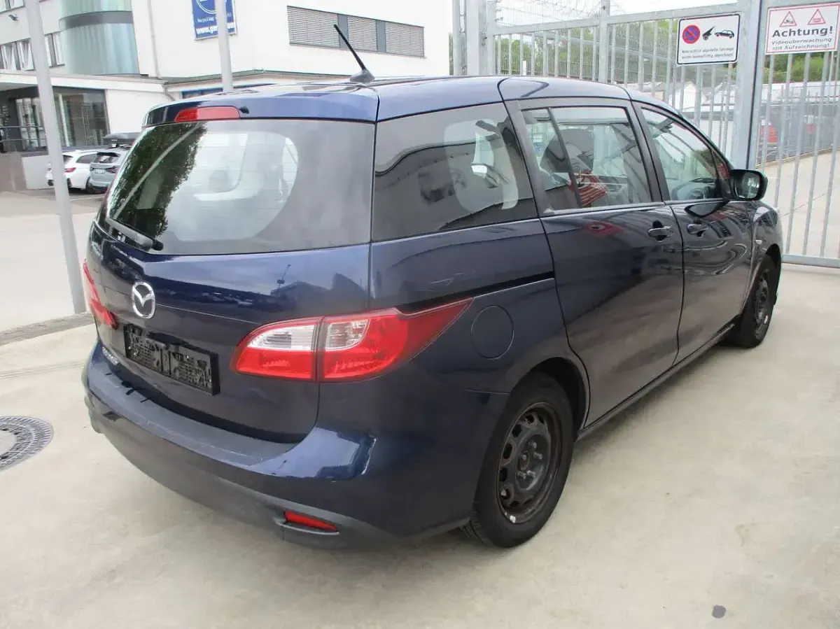 Gebraucht Mazda 5 Prime-Line 116 PS (85 kW) 2011 Tiamatblau metallic Van / Kleinbus