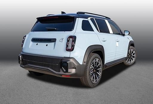 Neu Renault 4 E-Tech Iconic 110 kW (150 PS) 2025 Kumulusblau, black pearlschwarz metallic (blau) SUV