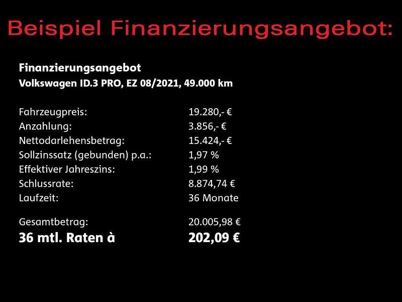 Gebraucht VW ID.3 Pro 106 kW (145 PS) 2021 Mondsteingrau Kleinwagen
