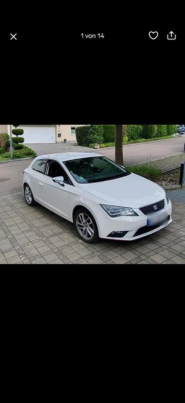 Second-hand Seat Leon 150 CP (110 kW) 2014 Alb Coupe