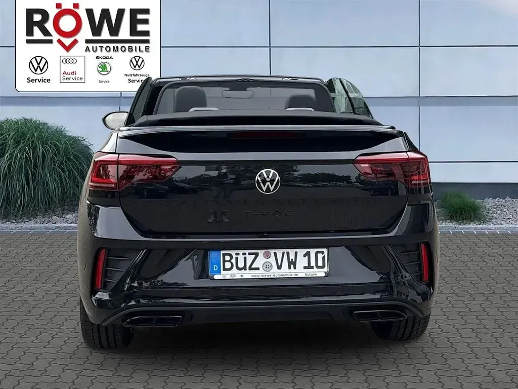 Gebraucht VW T-Roc Cabriolet R-line 150 PS (110 kW) 2026 Schwarz Cabrio