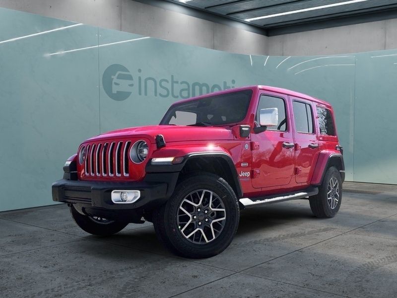 Rot Gebraucht 2022 Jeep Wrangler Sahara SUV | 60.999 € (Etwas zu teuer) - Bild 1/4