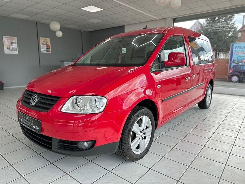Gebraucht VW Caddy Maxi Life Life 140 PS (102 kW) 2009 Rot Van / Kleinbus