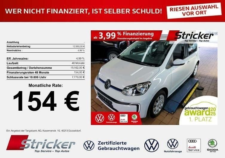 Gebraucht VW e-up! Move 61 kW (83 PS) 2020 Pure white Kleinwagen