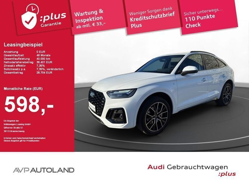 Ibisweiss Gebraucht 2021 Audi Q5 Sportback S-Line SUV | 35.901 € (Superpreis) - Bild 1/3