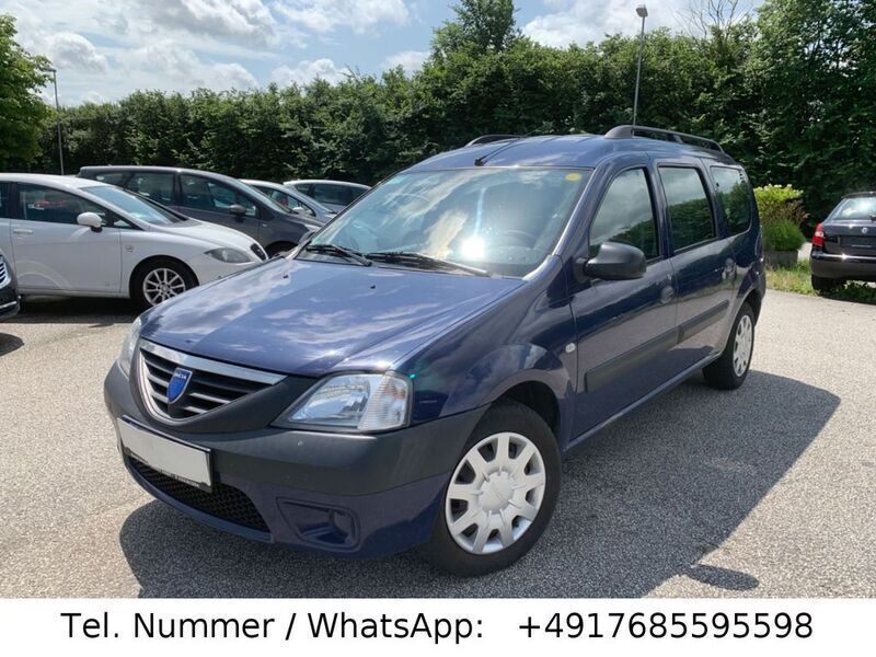 Gebraucht Dacia Logan MCV Ambiance 87 PS (63 kW) 2008 Blau Kombi