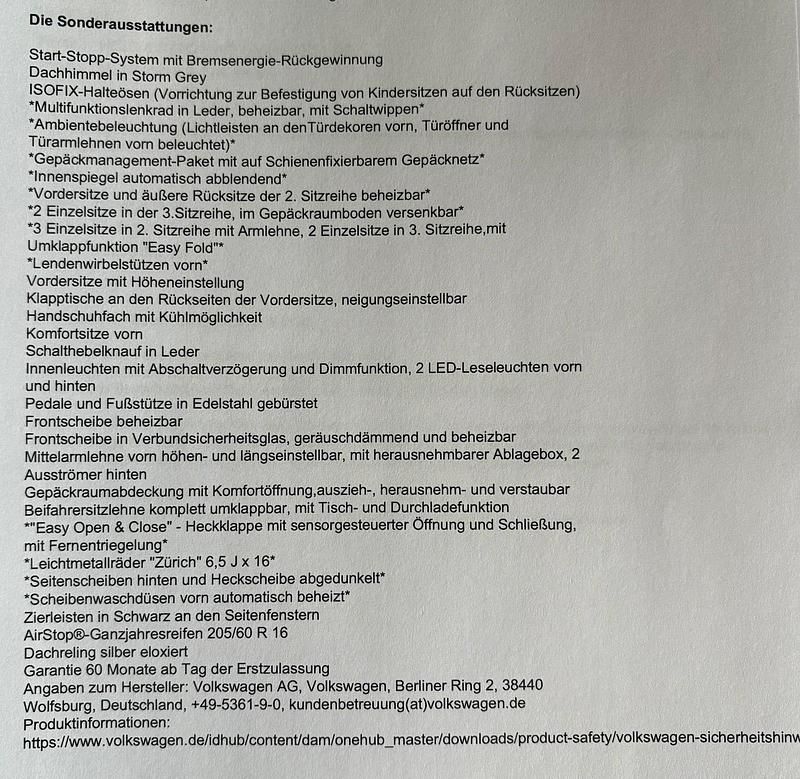 Gebraucht VW Touran Move 150 PS (110 kW) 2024 Grau Van / Kleinbus