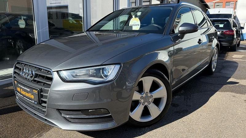 Monsungrau Gebraucht 2015 Audi A3 Sportback Ambition Limousine | 14.950 € (Fairer Preis) - Bild 1/4