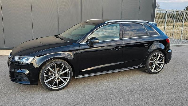 Second-hand Audi A3 S-Line 150 CP (110 kW) 2017 Negru Berlinǎ