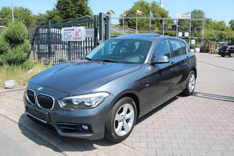 Grau Gebraucht 2016 BMW 118 Sport Line Kleinwagen | 12.900 € (Guter Preis) - Bild 1/4