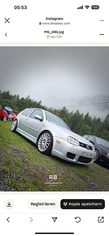 Silber Gebraucht 2004 VW Golf IV R Kombi | 22.500 € - Bild 1/4