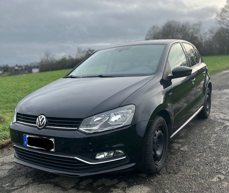 Schwarz Gebraucht 2015 VW Polo LOUNGE Kleinwagen | 9.450 € (Fairer Preis) - Bild 1/4