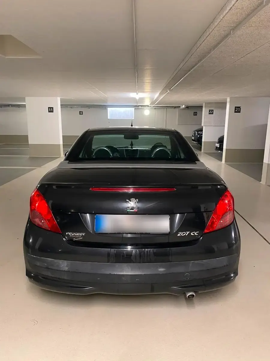 Gebraucht Peugeot 207 88 PS (64 kW) 2008 Schwarz Cabrio