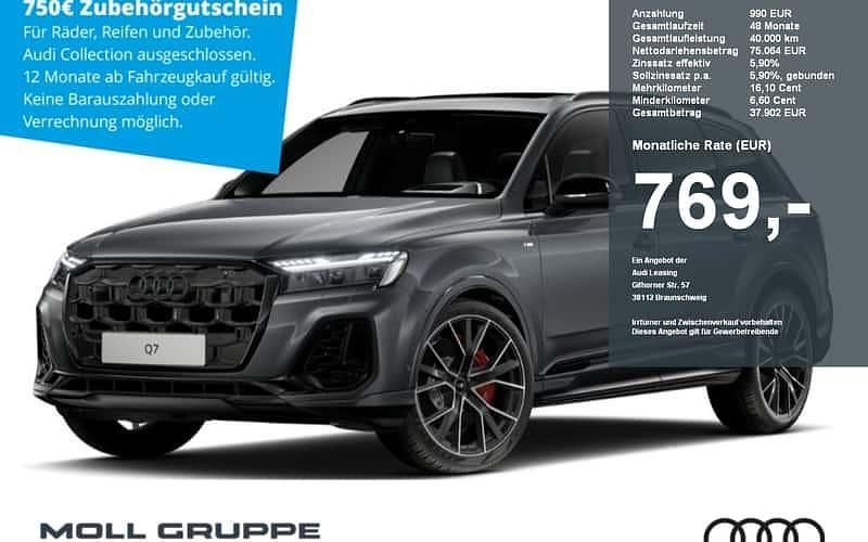 Grau Neu 2025 Audi Q7 S-Line SUV | 91.490 € (Fairer Preis) - Bild 1/2
