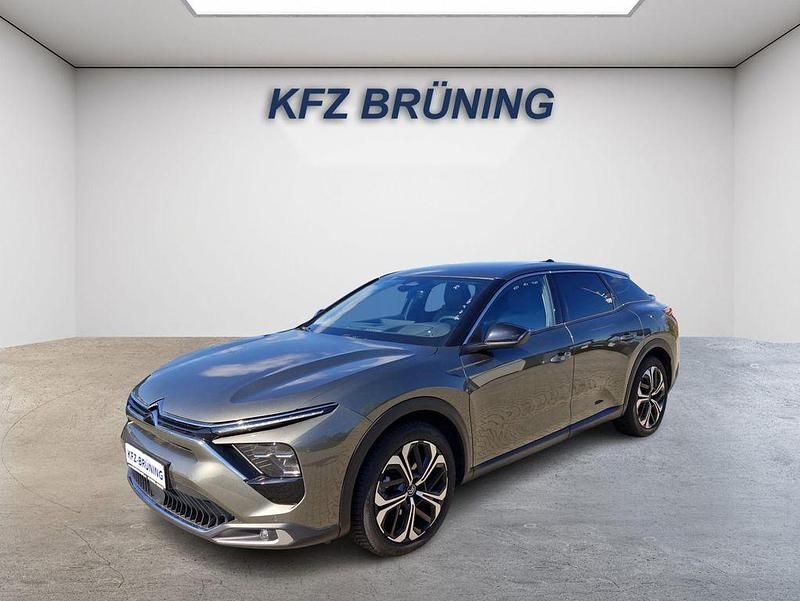 Eclipse blau metallic (metallic) Gebraucht 2024 Citroën C5 X PureTech Kombi | 18.880 € (Superpreis) - Bild 1/4