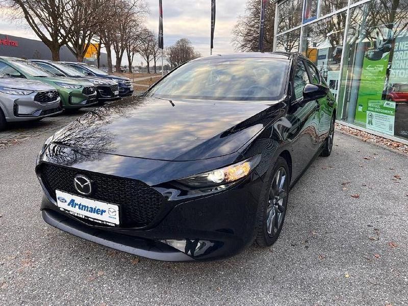 Gebraucht Mazda 3 Selection 122 PS (89 kW) 2021 Schwarz Limousine