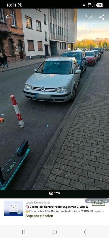 Second-hand VW Golf 75 CP (55 kW) 2000 Argintiu Coupe