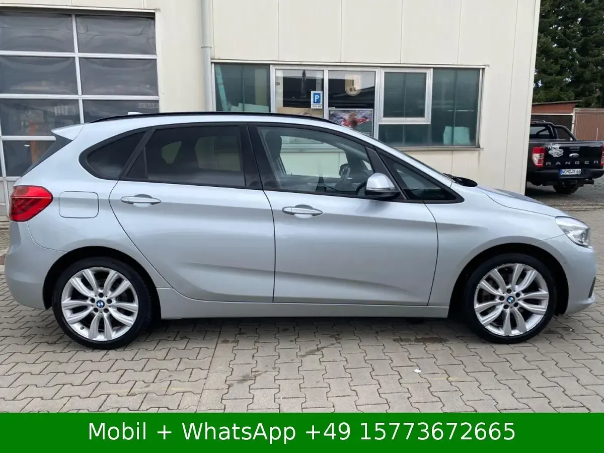 Gebraucht BMW 225 Active Tourer Sport Line 231 PS (169 kW) 2015 Silber Van / Kleinbus